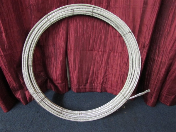 ONE HUNDRED FEET OF 5/16 CABLE