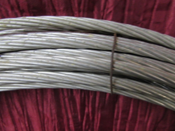 ONE HUNDRED FEET OF 5/16 CABLE
