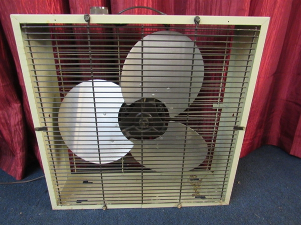 GOOD BOX FAN WITH METAL CASE & BLADES
