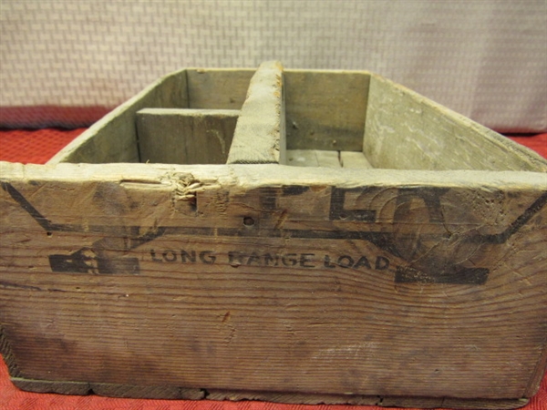 VERY COLLECTIBLE VINTAGE WESTERN CARTRIDGE COMPANY WOODEN CRATE
