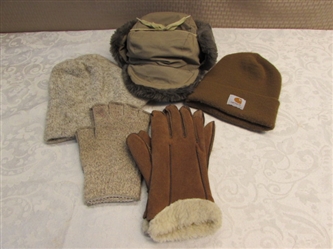 HATS AND GLOVES FOR THE COLD WEATHER