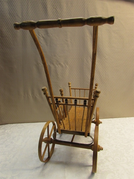 VINTAGE DOLL CARRIAGE