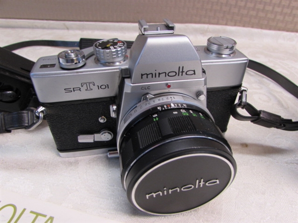 MINOLTA SRT101 35mm CAMERA