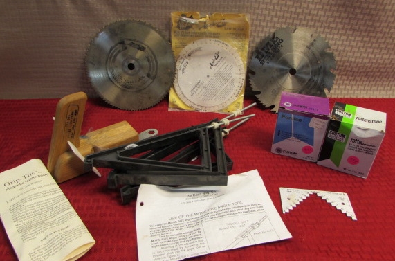 COLLECTION OF TABLE SAW ACCESSORIES