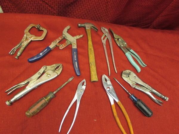 A HANDFUL OF HAND TOOLS