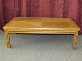 ATTRACTIVE, VERY STURDY COFFEE TABLE-ROOM FOR ALL YOUR COFFEE TABLE BOOKS!