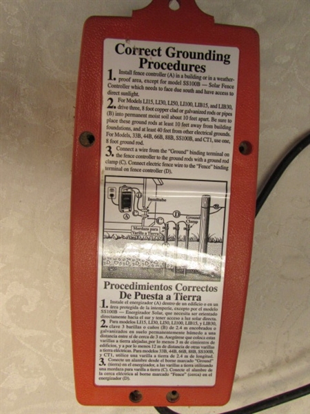 ELECTRIC FENCE CONTROLLER