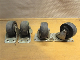 SWIVEL AND FIXED CASTERS