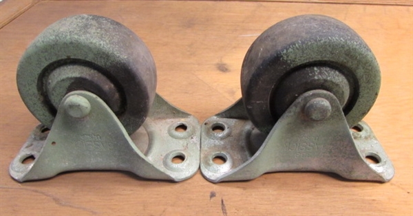 SWIVEL AND FIXED CASTERS