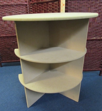 SMALL MANUFACTURED WOOD DISPLAY TABLE