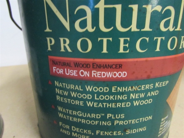 2 UNOPENED GALLONS OF NATURAL WOOD PROTECTOR