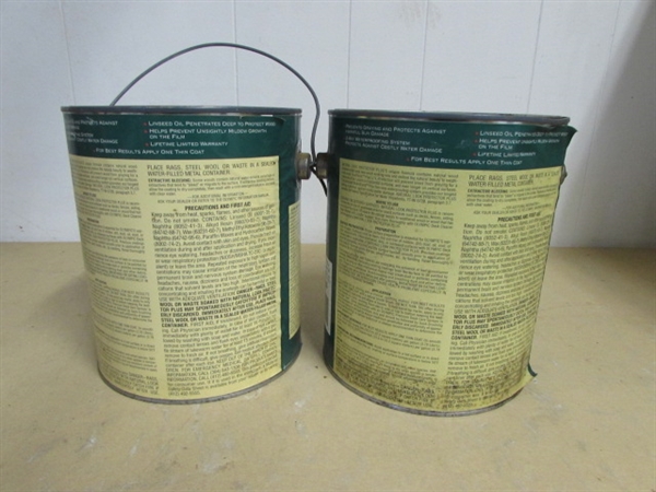 2 UNOPENED GALLONS OF NATURAL WOOD PROTECTOR