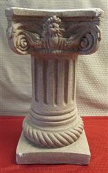 STONE LOOK GREEK STYLE PEDESTAL/PLANT STAND