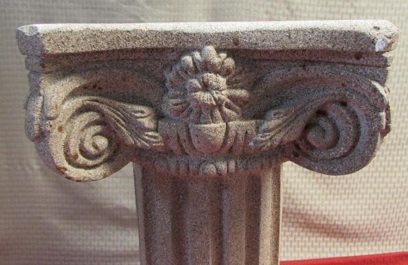 STONE LOOK GREEK STYLE PEDESTAL/PLANT STAND