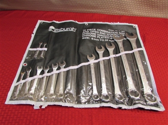 PITTSBURGH WRENCH SET WITH CARRYING CASE