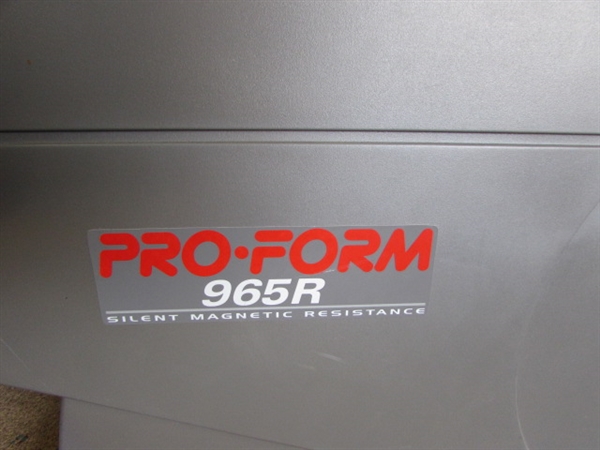 PRO-FORM 965-R RECUMBENT BIKE