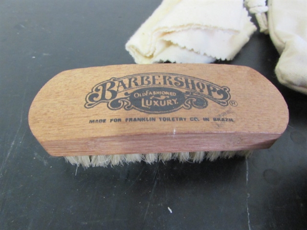VINTAGE SHOE SHINE AND SHAVE AND SHINE KIT