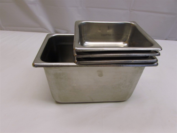 VINTAGE KING KUTTER FOOD CUTTER & STAINLESS PANS