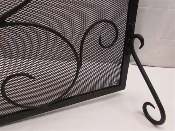 METAL SCROLLWORK SAFETY SCREEN
