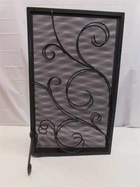 METAL SCROLLWORK SAFETY SCREEN