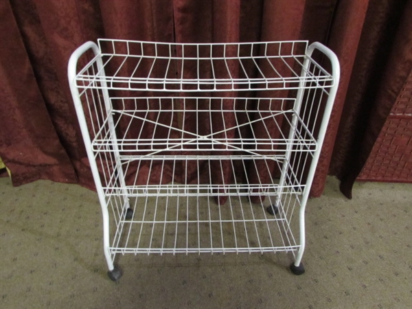 ROLLING WIRE RACK