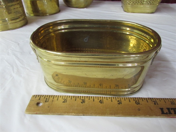 BRASS CONTAINERS AND MORE!