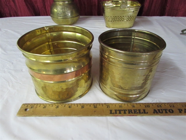 BRASS CONTAINERS AND MORE!