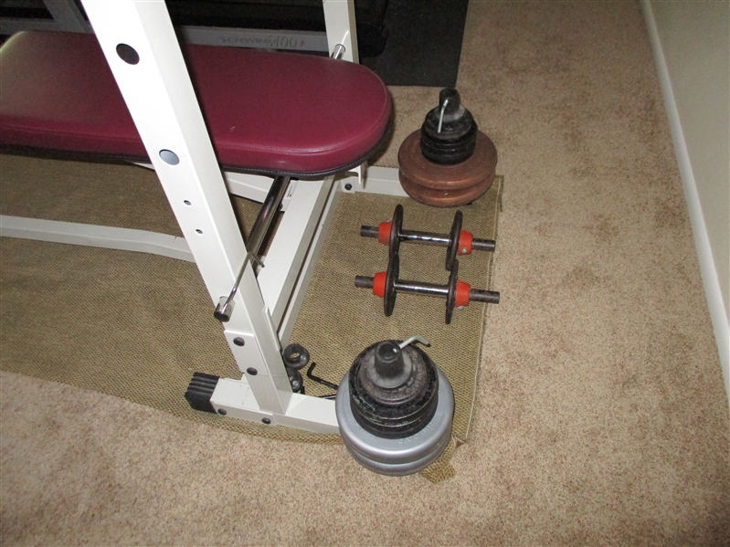 GOLDS GYM WEIGHT BENCH