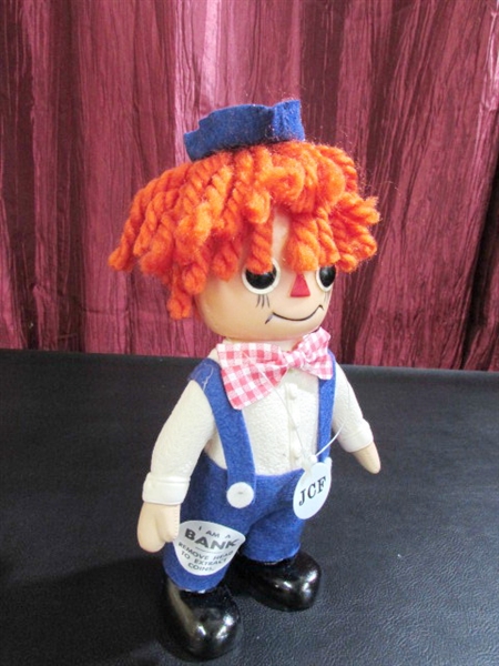 RAGGEDY ANDY COIN BANK