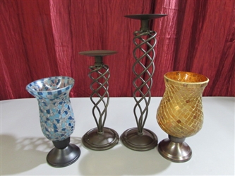 BEAUTIFUL CANDLE HOLDERS