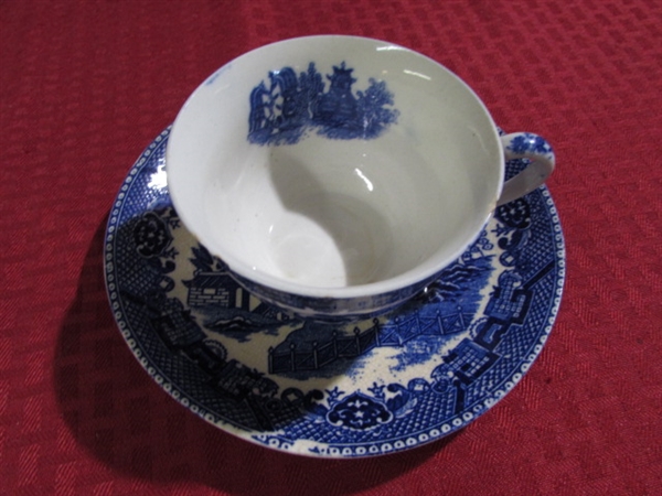 JAPANESE BLUE WILLOW CHINA