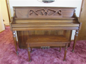 AYRES PIANO WITH BENCH