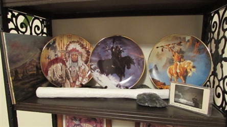 NATIVE AMERICAN COLLECTOR PLATES AND MORE