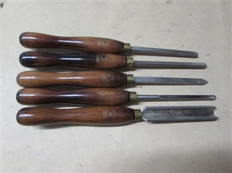 5 "CROWN TOOLS" SHAPERS FOR WOOD TURNING