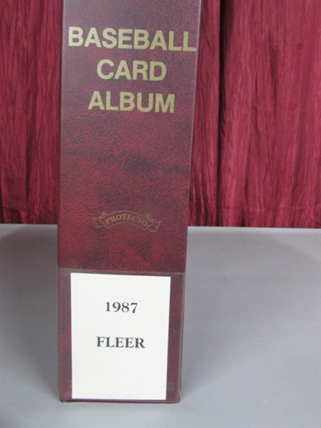 1987 FLEER BASEBALL CARD SET