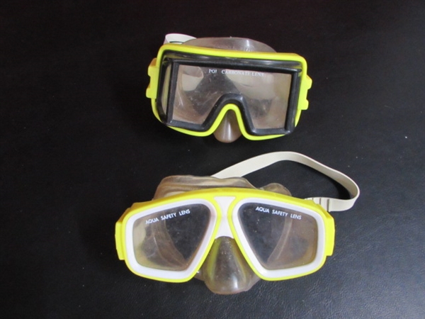 SNORKELING MASK AND TUBES