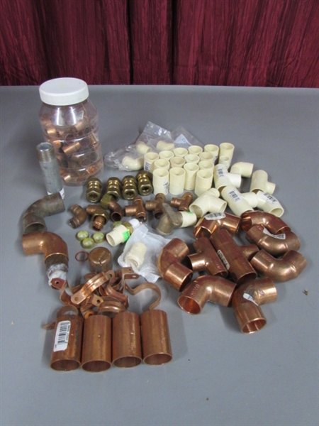 COPPER & PVC PIPE FITTINGS