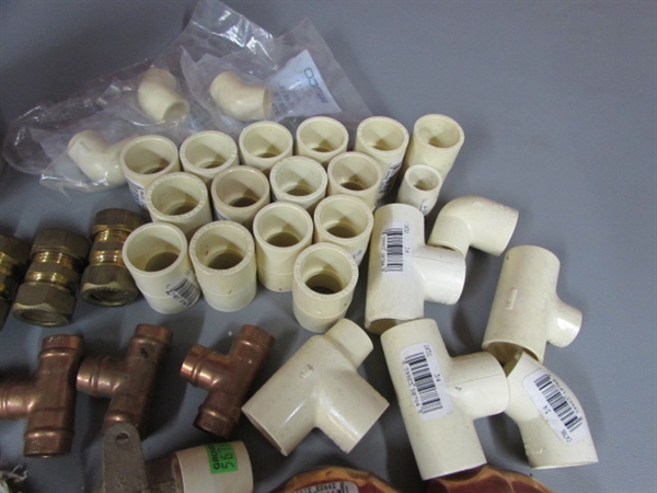 COPPER & PVC PIPE FITTINGS