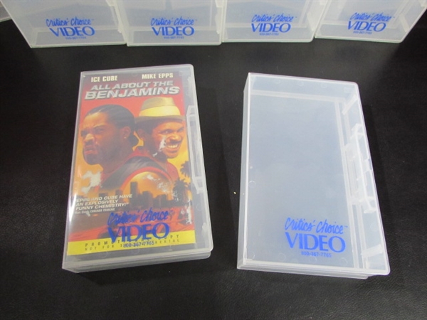 SAUDER MEDIA CART/ZENITH VCR/VHS CASES & CUTE LITTLE RED LAMP