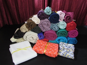 HUGE LOT OF FABRIC FOR YOUR SEWING PLEASURE!