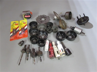 VARIOUS HOLE SAWS & MORE