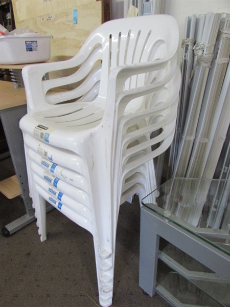 OUTDOOR RESIN CHAIRS