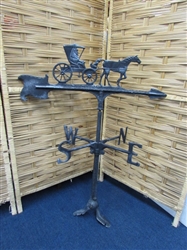 THE COUNTRY DOCTOR METAL WEATHERVANE