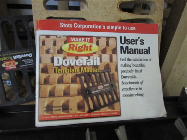 DOVETAIL TEMPLATE MASTER