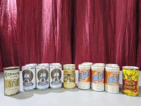 COLLECTABLE BEER CAN ASSORTMENT