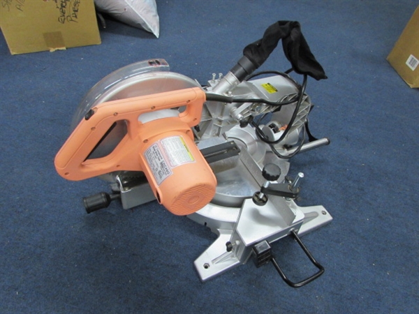 12 COMPOUND SLIDE MITER SAW BY CHICAGO ELECTRIC
