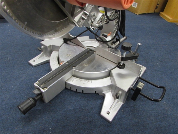 12 COMPOUND SLIDE MITER SAW BY CHICAGO ELECTRIC