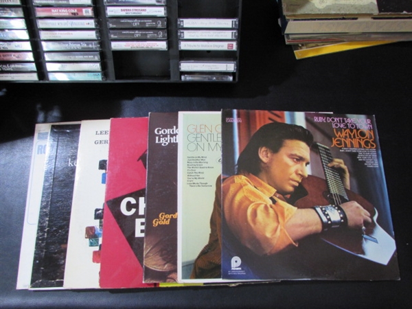 VINYL RECORDS AND CASSETTES