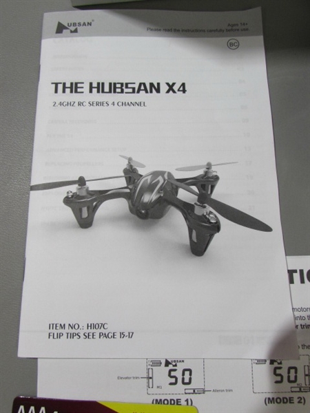 HUBSAN MINI RC QUADCOPTER WITH HD CAMERA - NEW IN BOX
