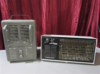 TWO SPACE HEATERS